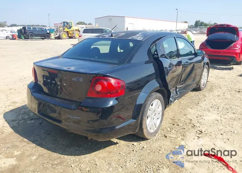 2012 Dodge Avenger Se z USA, uszkodzony, nr VIN 1C3CDZAB1CN323801